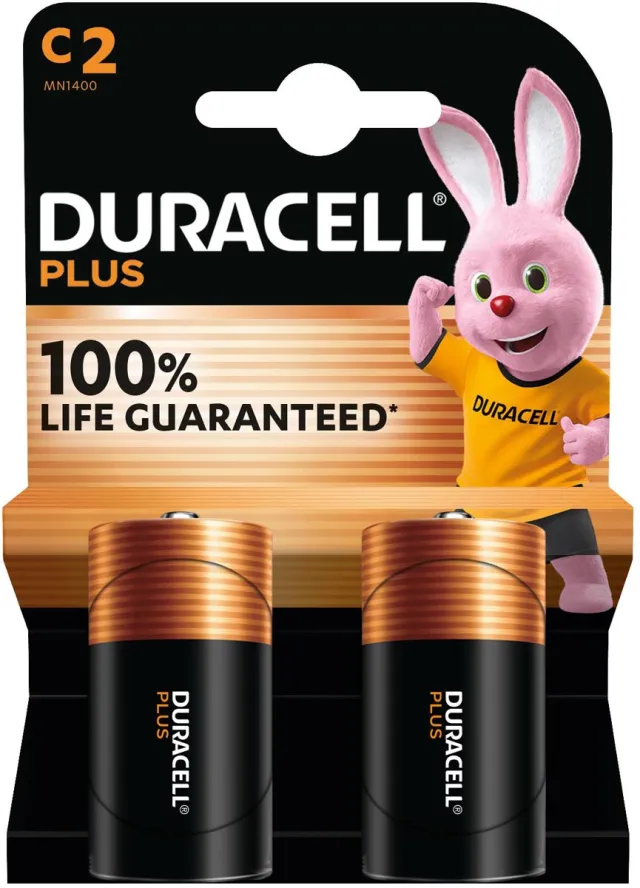 Duracell Plus LR14 C batterijen