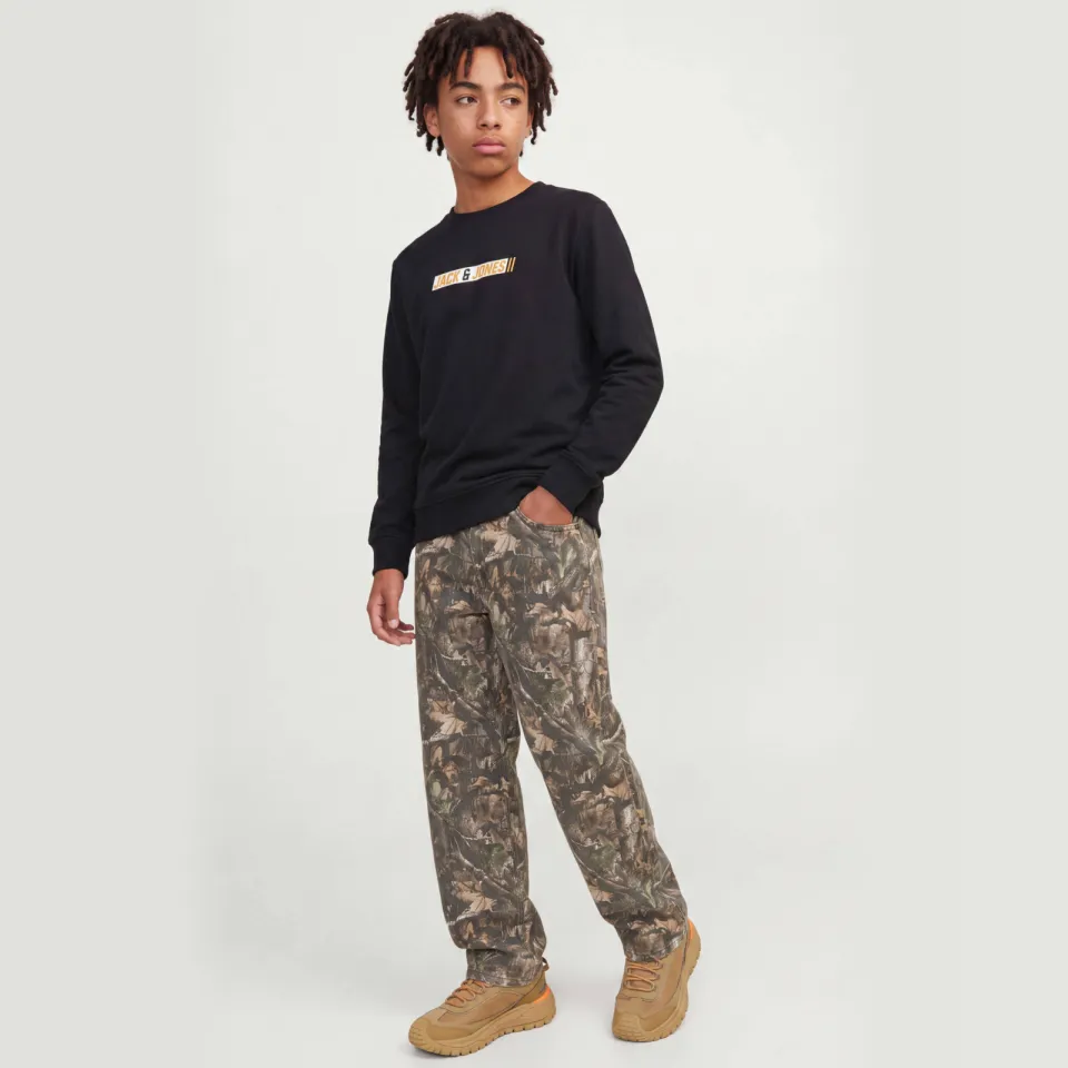 Jack & Jones JUNIOR sweater met tekst - zwart, foto 6