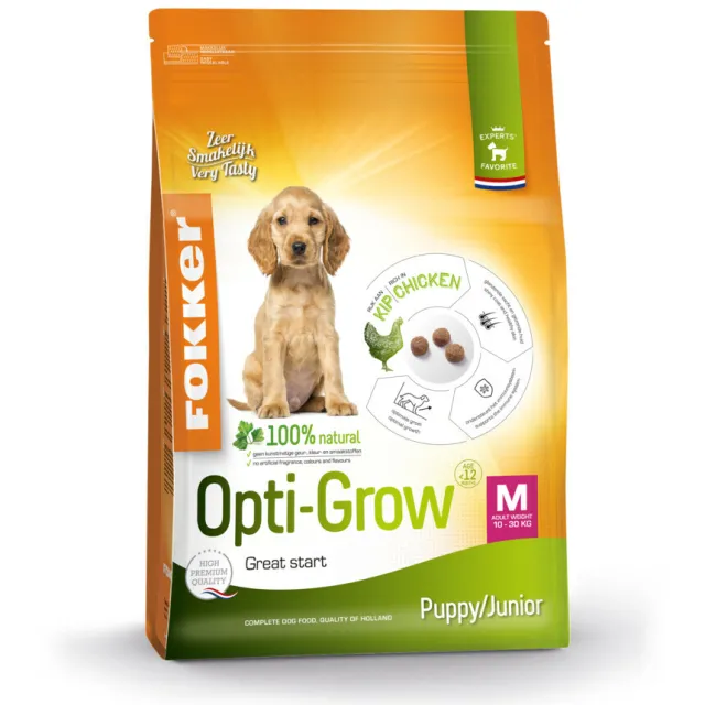 Fokker Opti-Grow M puppy hondenvoer