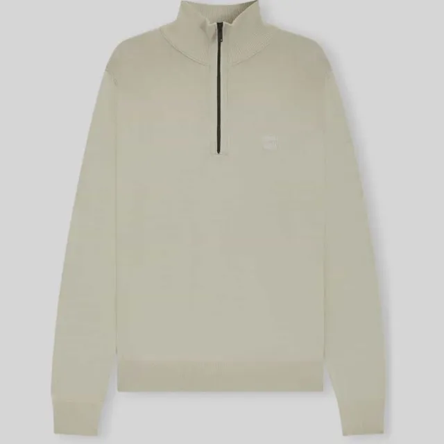 Boss gebreide trui met kasjmier - light beige, foto 2