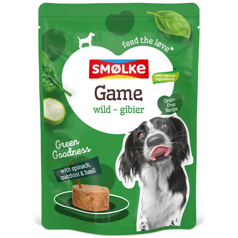 Smølke Green Goodness wild nat hondenvoer 8 x 300 gr, foto 2