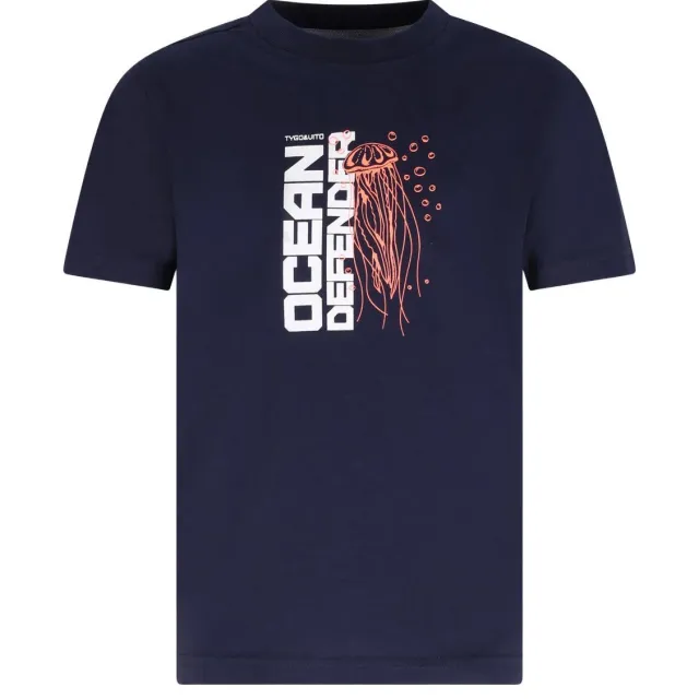 TYGO & vito jersey T-shirt donkerblauw, foto 2
