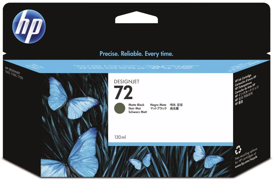 Hp 72 matte zwarte inktcartridge, foto 2