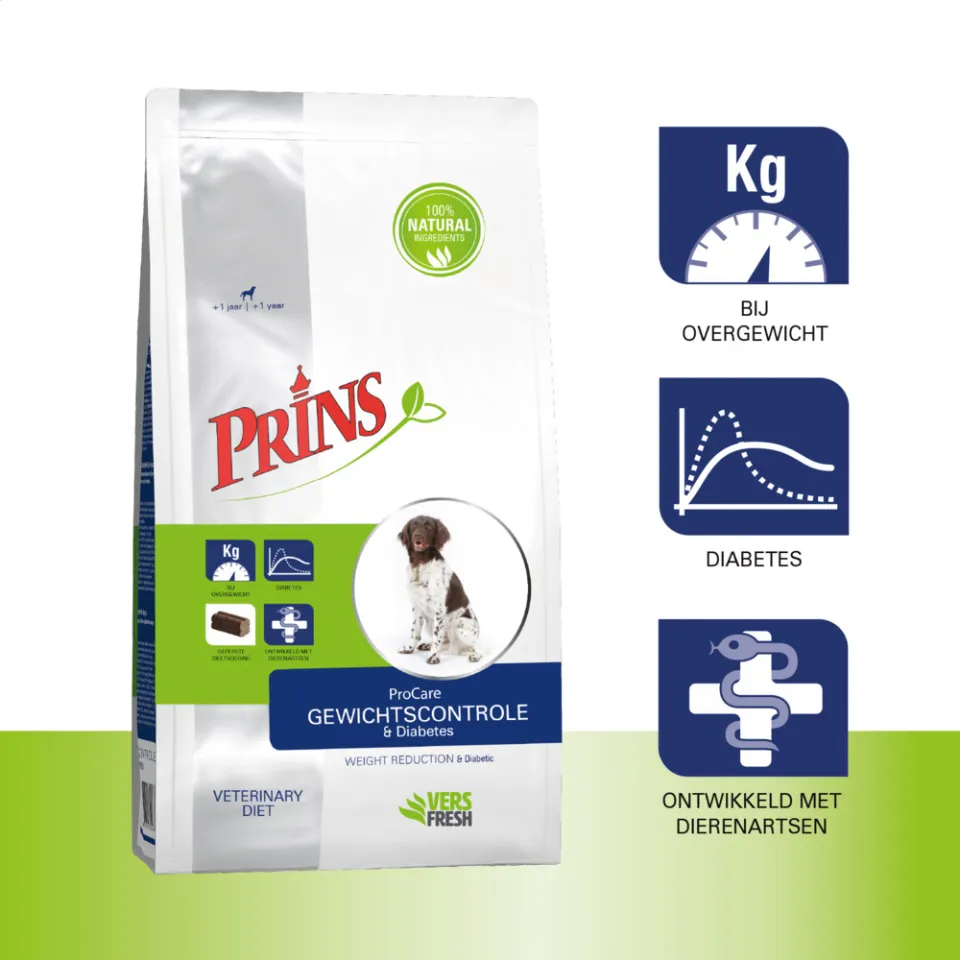 Prins ProCare Weight Reduction & Diabetic hondenvoer, foto 3
