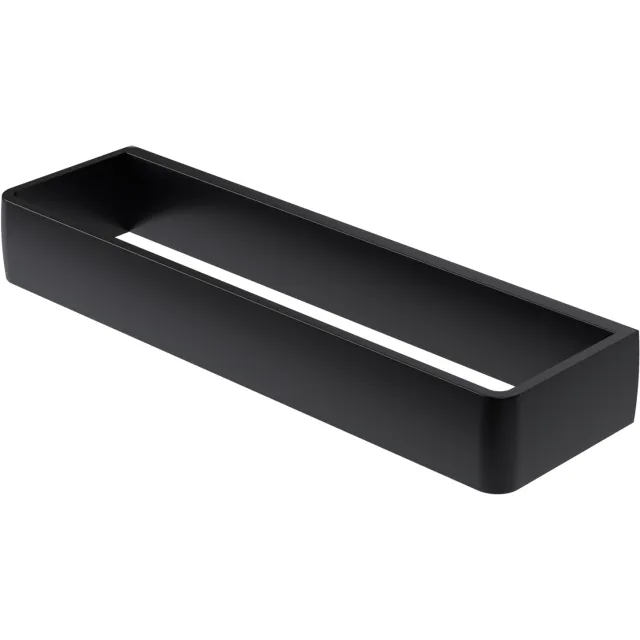 Haceka Handdoekring Haceka Aline Black 25,9x3,5 cm Aluminium Mat Zwart