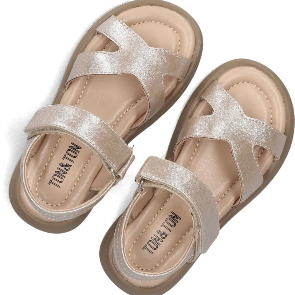 Ton & Ton Sandalen Silya Goud, foto 6