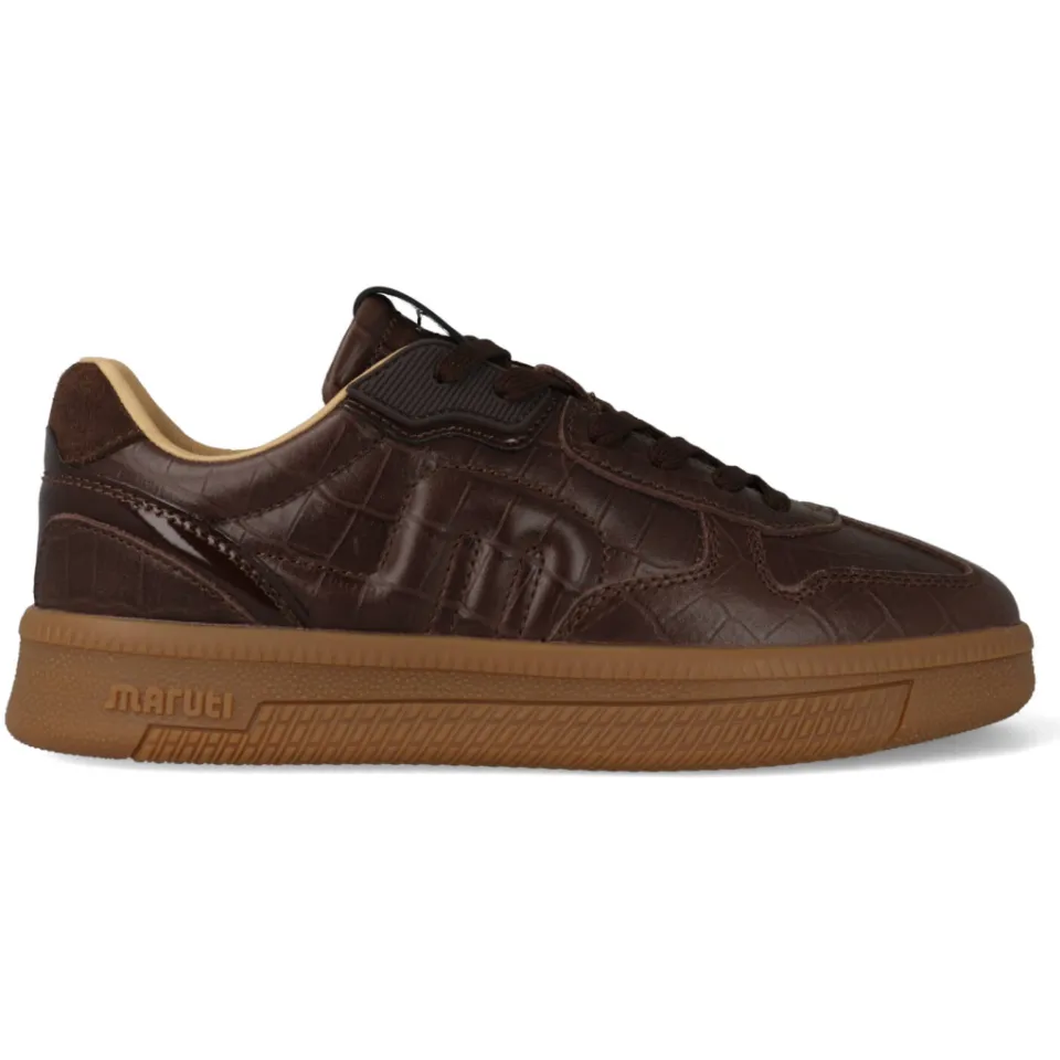 Maruti Yale sneaker donkerbruin