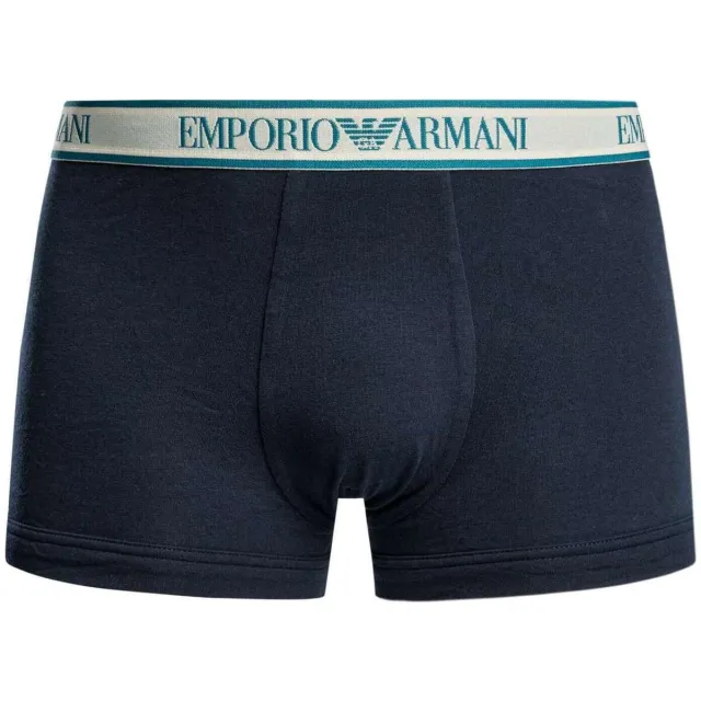Boxers Emporio Armani Trunk 3-pack blauw