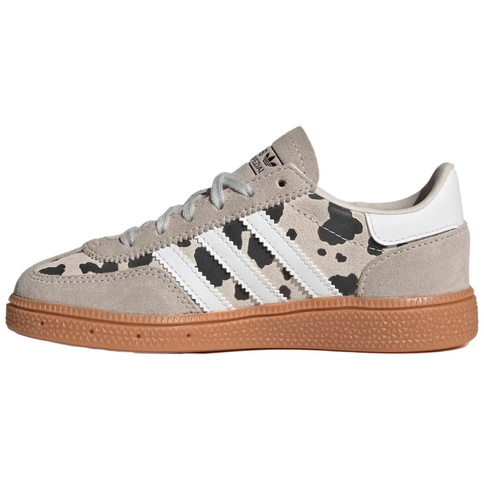 Adidas Handball Spezial sneakers koeienprint grijs/wit, foto 3
