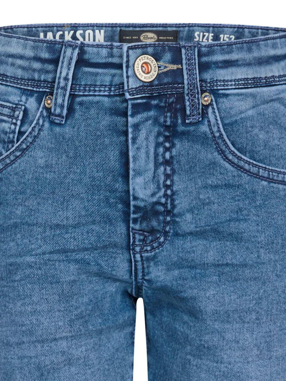 Petrol Industries denim slim short blauw, foto 7