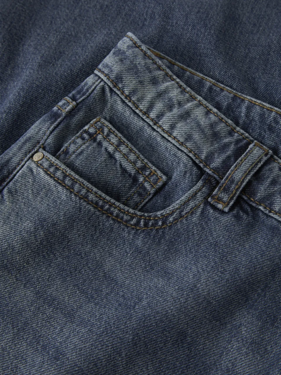 LMTD NLFBETT wide leg jeans - donkerblauw, foto 6