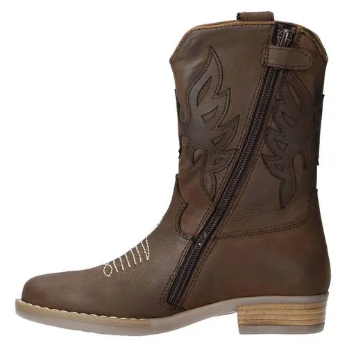 Red Code western leren laarzen - donkerbruin, foto 2