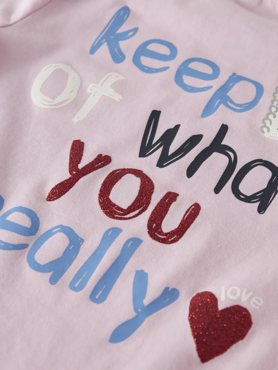 NAME IT MINI longsleeve met backprint lichtroze, foto 4