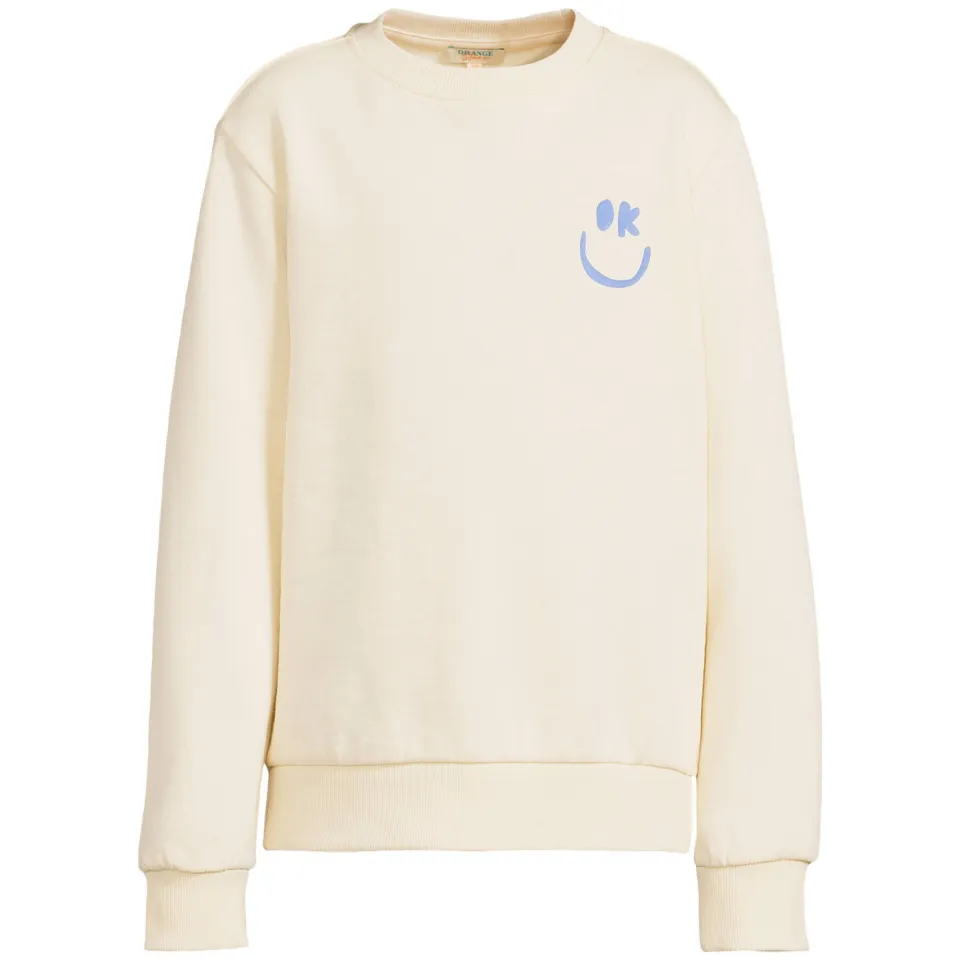 Orange Stars sweater met print ecru, foto 2