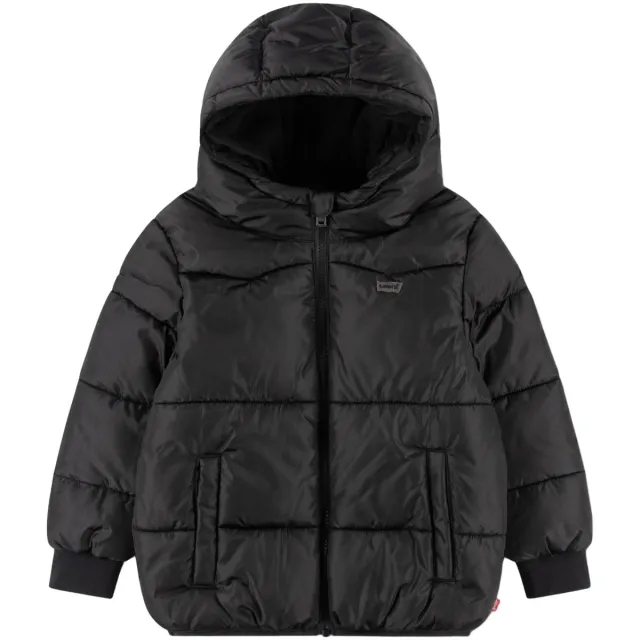 Levi's gewatteerde winterjas zwart