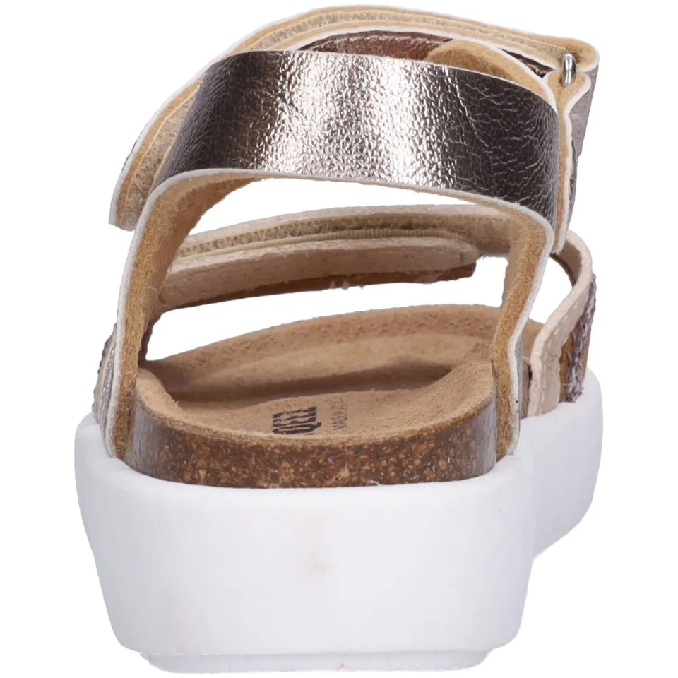 Braqeez sandalen champagne/roze, foto 2