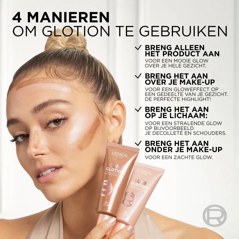 L'oréal Lumi Glotion highlighter 903 Medium Glow multicolor, foto 5