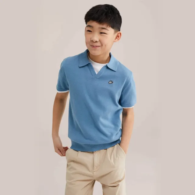 WE Fashion polo blauw