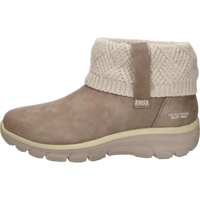 Skechers Slip-ins Easy Going Cozy Weather 4 enkellaarzen taupe, foto 3