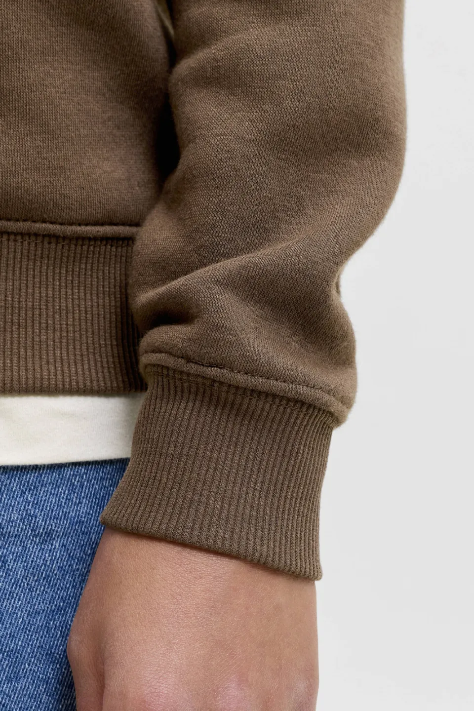 Jack & Jones JUNIOR hoodie met logo - bruin, foto 8