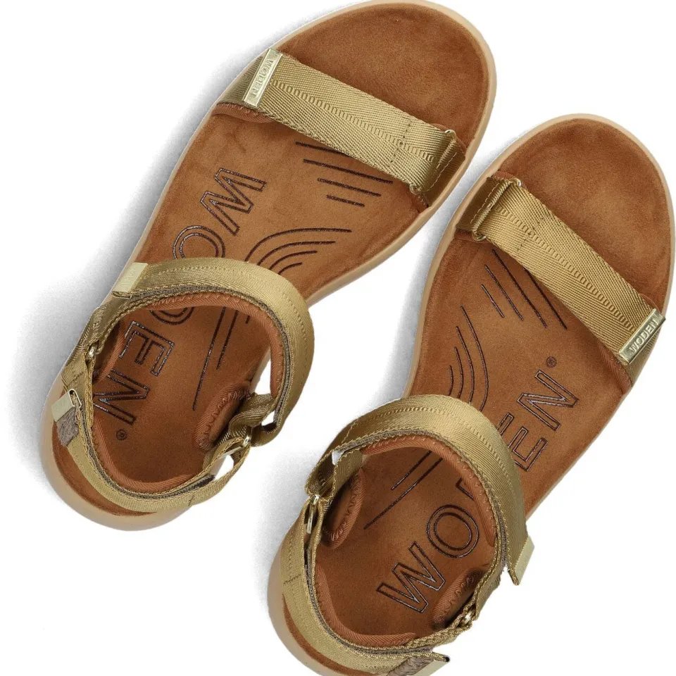 Woden Sandalen Line Camel, foto 4