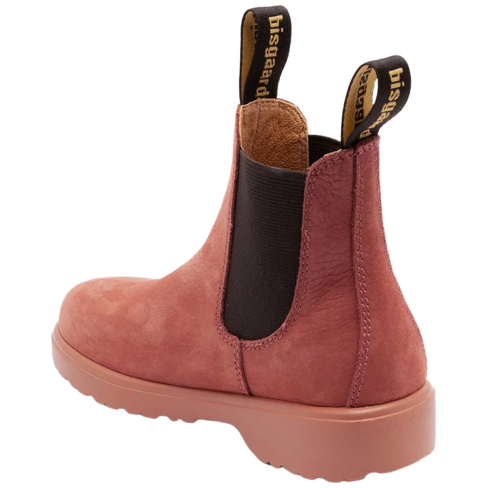 Bisgaard leren enkelboots met profielzool - donker oranje, foto 4