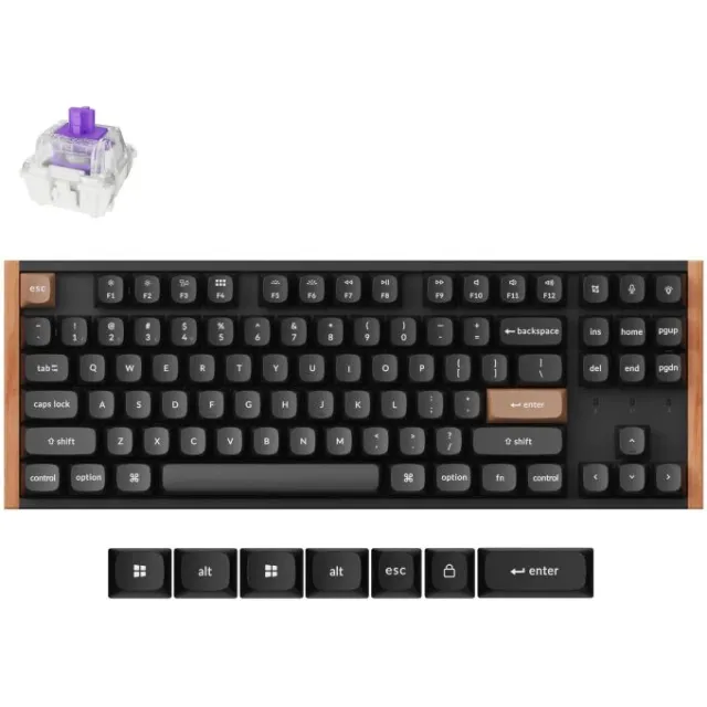 Keychron K8 HE-F1 toetsenbord zwart