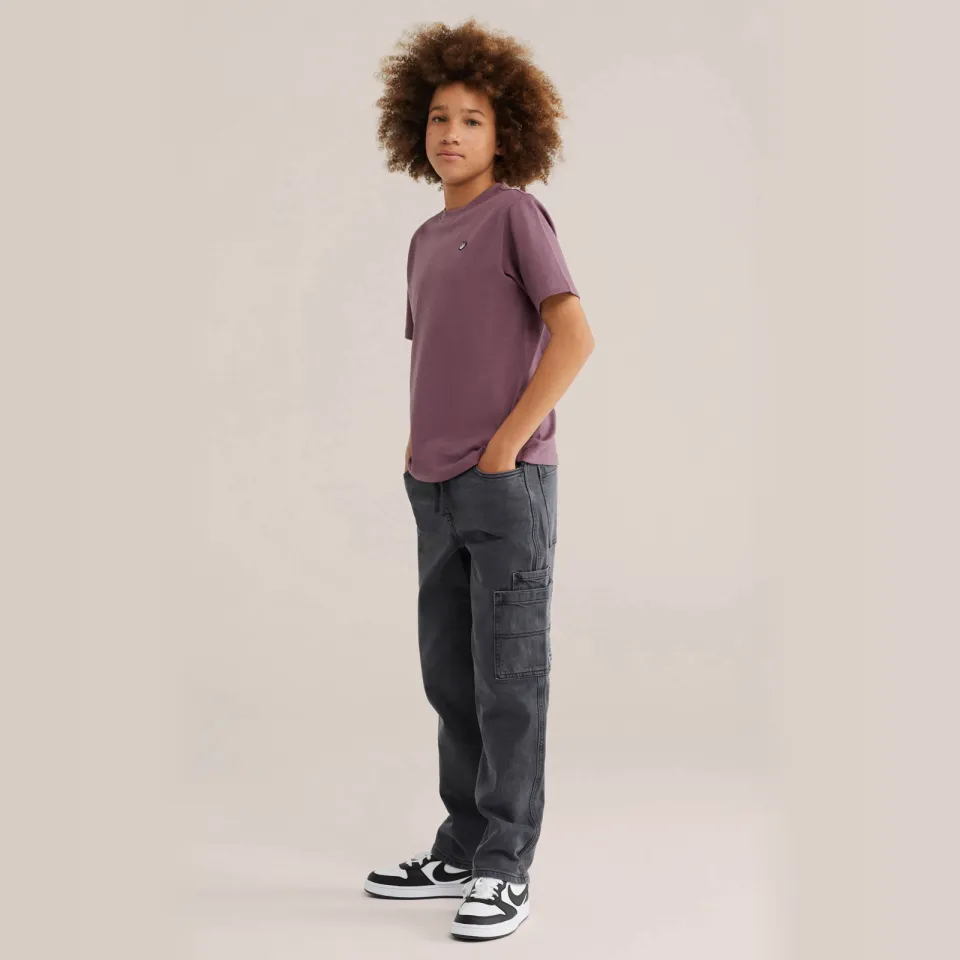 WE Fashion t-shirt paars, foto 3
