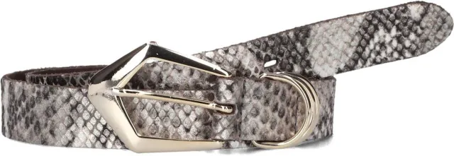 Elvy 25633 riem grijs Goud