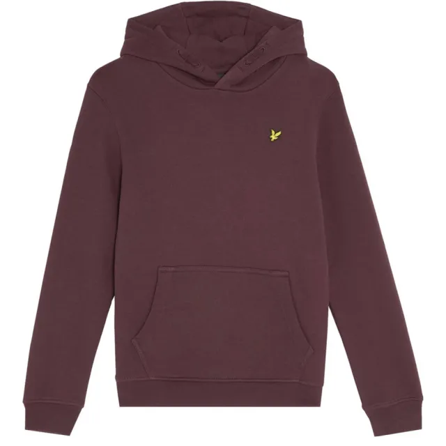 Lyle & Scott hoodie donkerrood