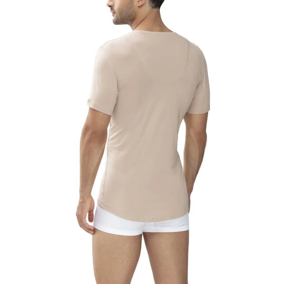 Mey Dry Cotton V-hals ondershirt beige, foto 4