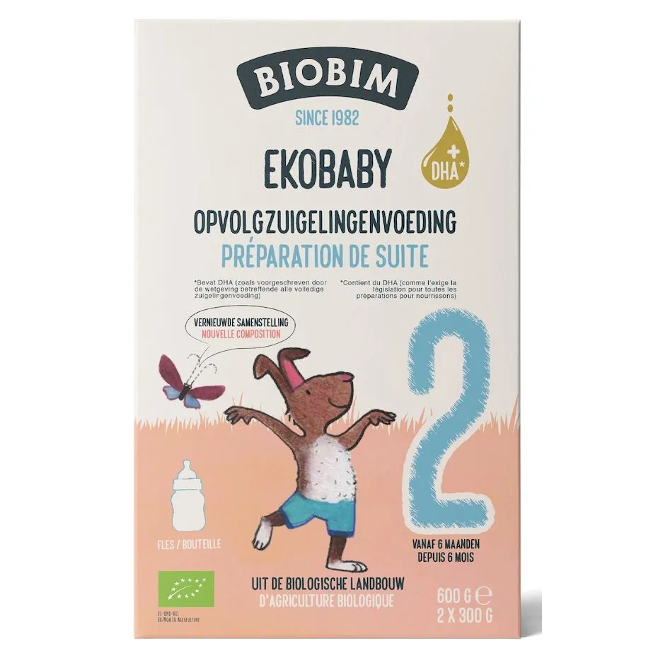 Biobim Zuigelingenvoeding 6+ mnd Ekobaby 2 600 gr