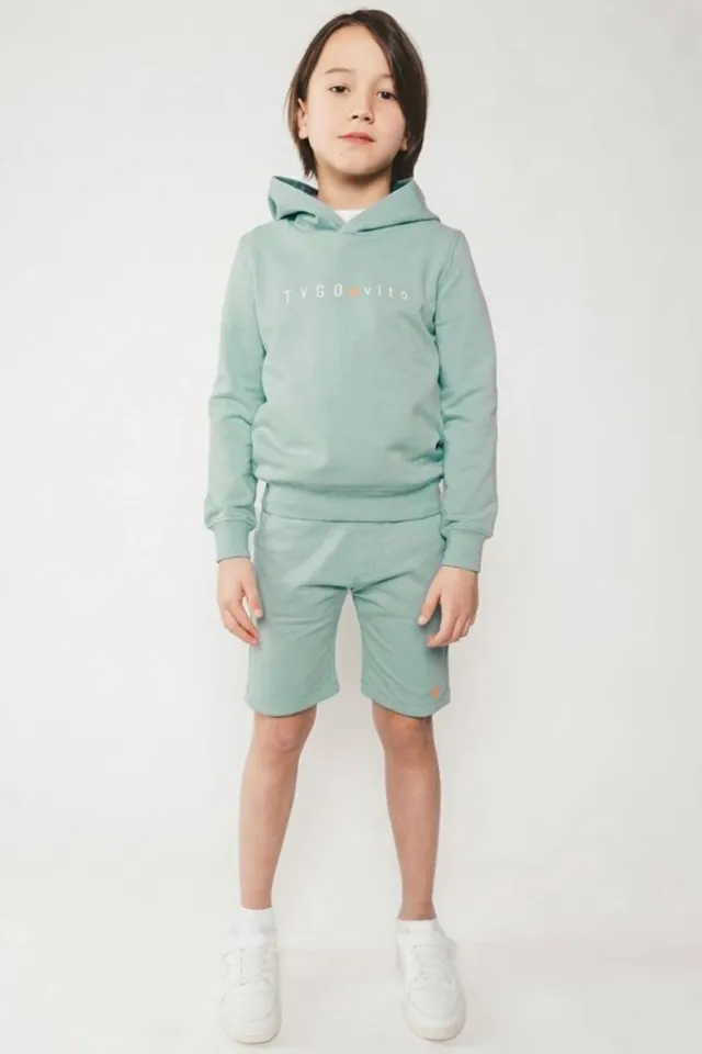 TYGO & vito sweatshort lichtgroen