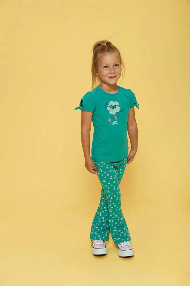 Jubel Rolling into Spring t-shirt groen, foto 4