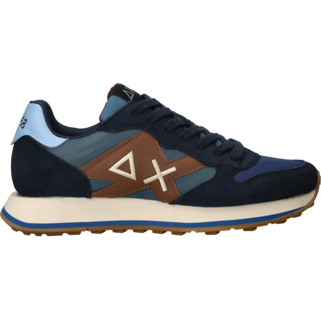 Sun68 Jaki 2.0 Bicolor sneaker blauw