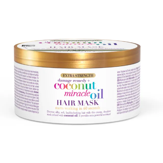 OGX Coconut Miracle Oil Extra Strength Haarmasker - Voor beschadigd haar, foto 2