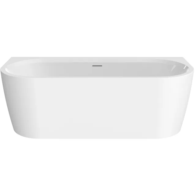 Best Design Bareiss half vrijstaand ligbad wit