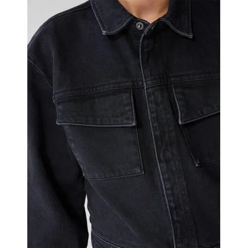 Shoeby denim jumpsuit zwart, foto 7