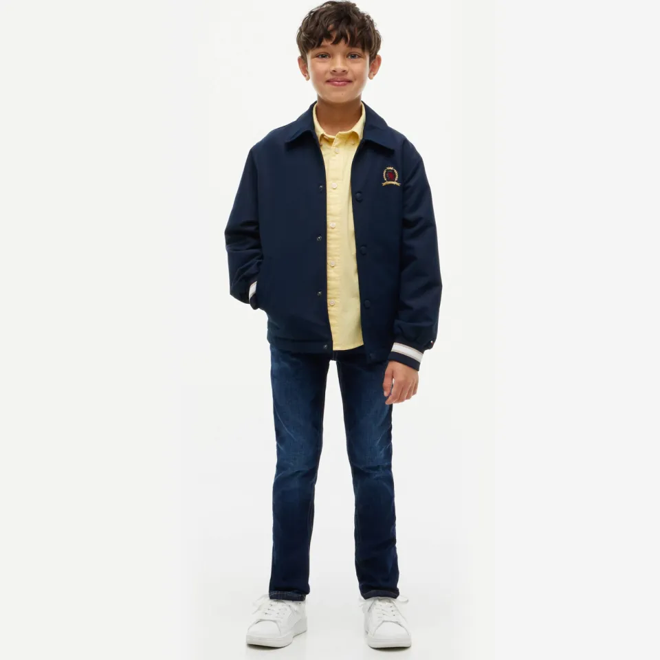 Tommy Hilfiger regular fit jeans dark blue denim