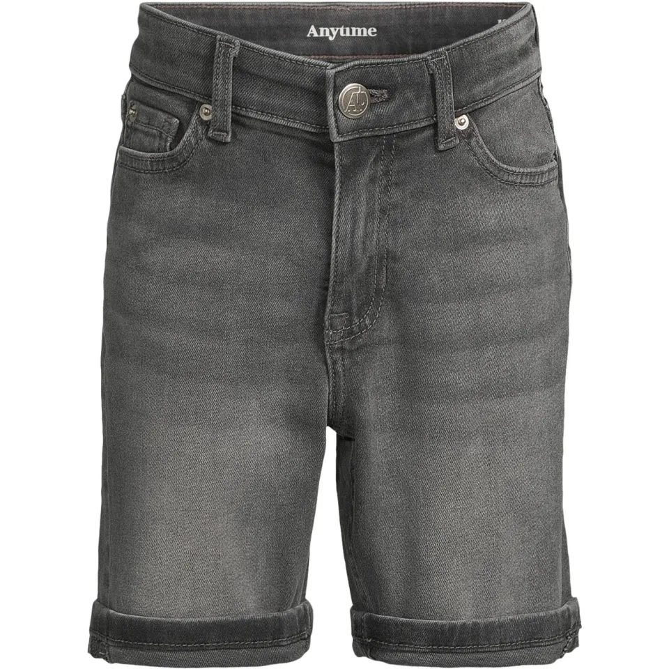 Anytime jeansshort grey denim, foto 2