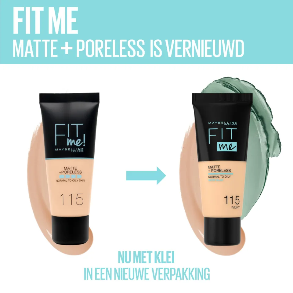 Maybelline New York Fit me Matte + Poreless liquid foundation - 230 Natural Buff, foto 3