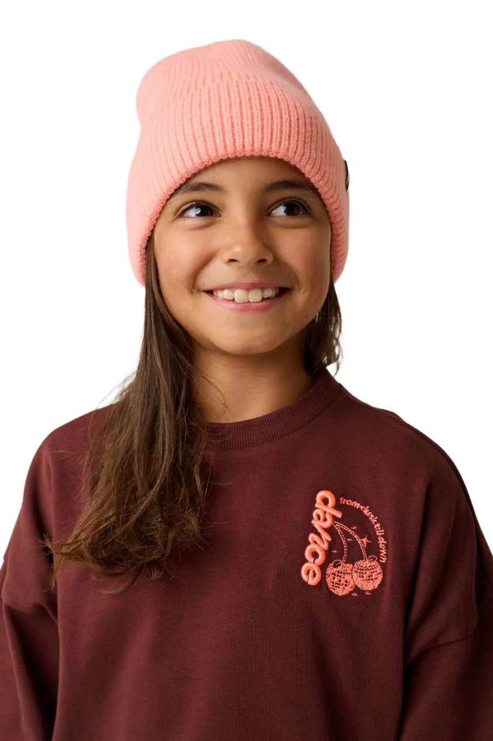 Tumble 'n Dry sweater met borduursels en backprint - donkerbruin, foto 3