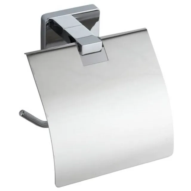 Sapho Toiletrolhouder Sapho Apollo 12.7x12.7 cm met Klep Chroom