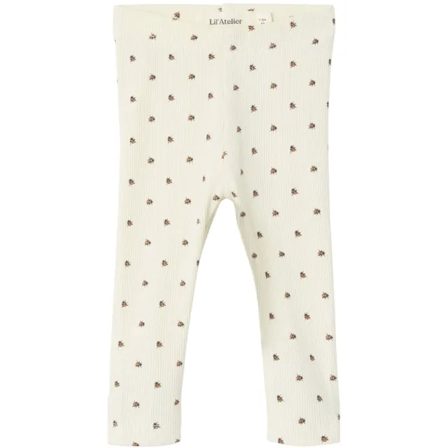 Lil' Atelier baby slim babybroek ecru, foto 2