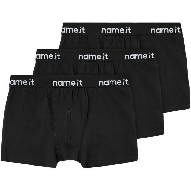NAME IT NKMBOXER boxershort zwart Zwart tekst