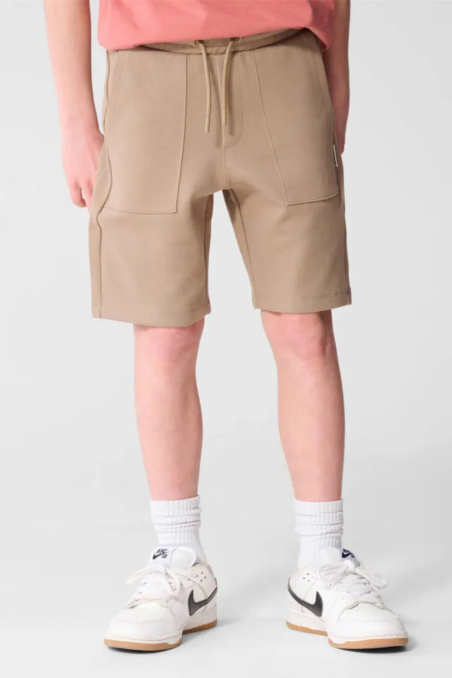 Shoeby regular waist sweatshort taupe
