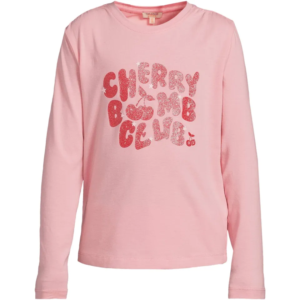 Orange Stars longsleeve met print lichtroze, foto 2