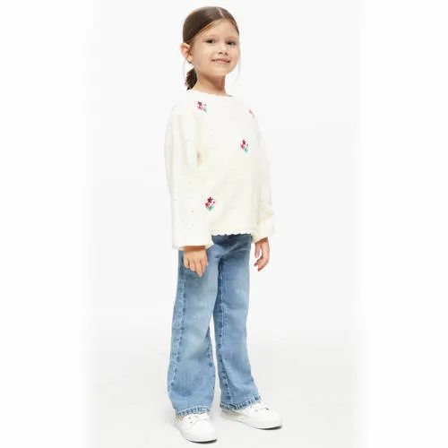 s.Oliver wide leg jeans - mediumblauw, foto 3