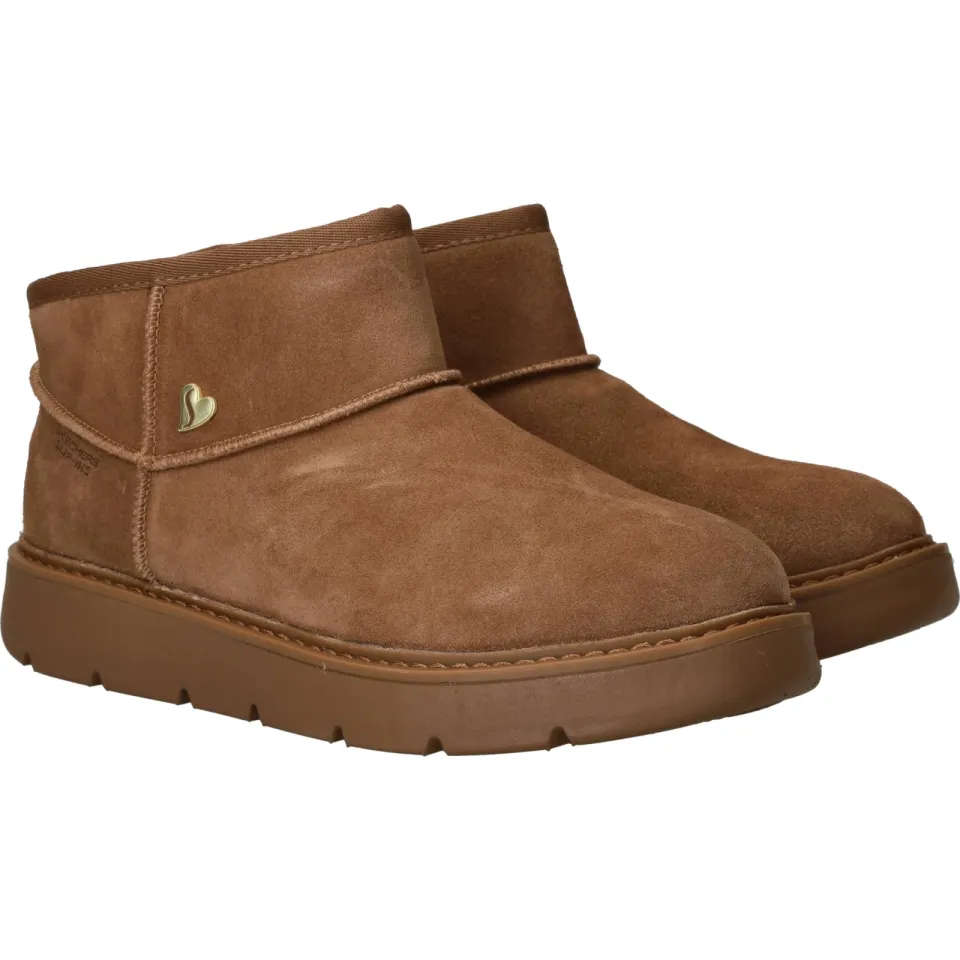 Skechers Slip-Ins Cozy Mini enkellaarsjes cognac, foto 5