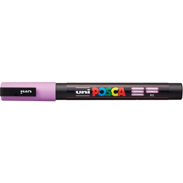 Posca marker met conische punt schrijfdikte fijn lavendel